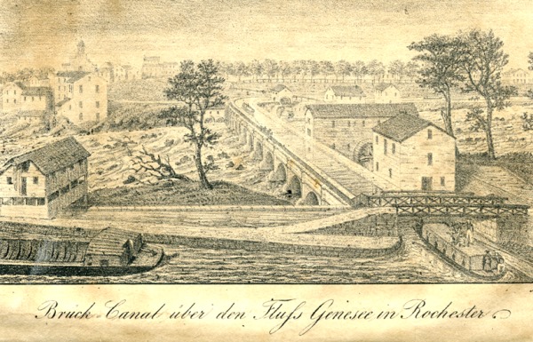 Der Aqu&auml;dukt &uuml;ber den Genesee in Rochester / USA