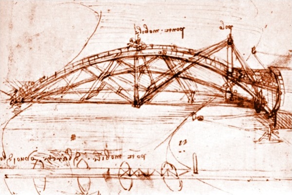 Drehbrücke von Leonardo da Vinci